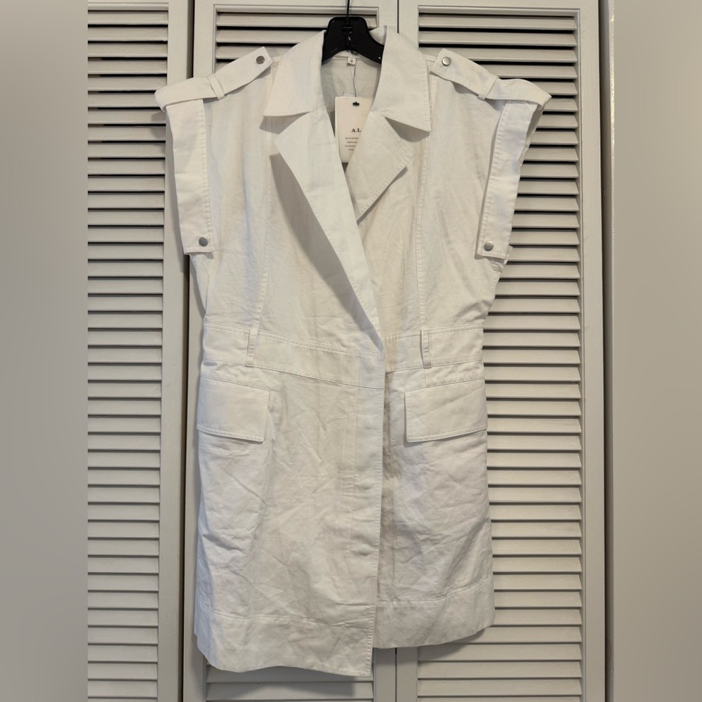 🆕 ALC White “Ryan” Mini Dress - Picture 4 of 13
